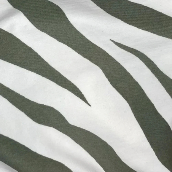 Michael Kors One  Shoulder Bikini | Green Zebra | Size XS - Picture 9 of 11